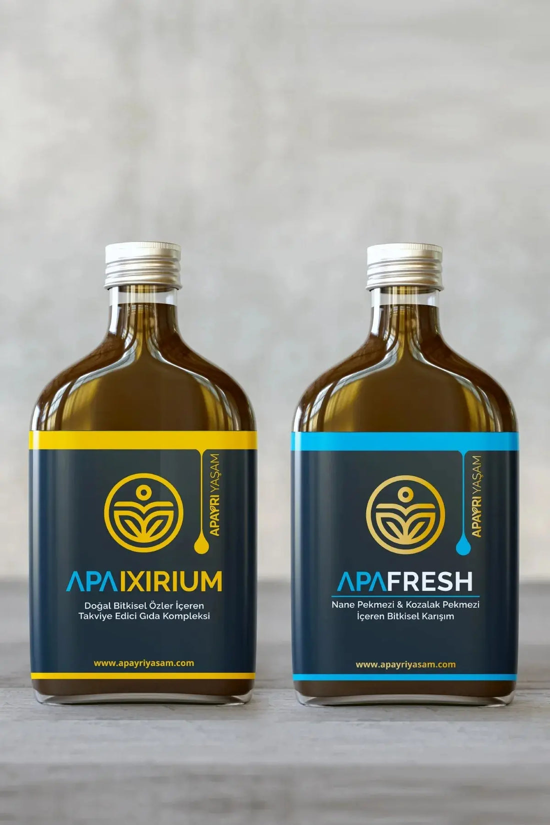 Gribal Durumlar, Üşütme, Influenza Için Etkili Destek Seti %100 Bitkisel (APAİXİRİUM-APAFRESH) Apayrı Yaşam