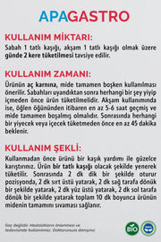 Mide Rahatsızlıkları için Özel Bitkisel Kür APAGASTRO Apayrı Yaşam